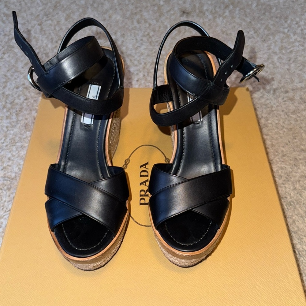 Prada wedges